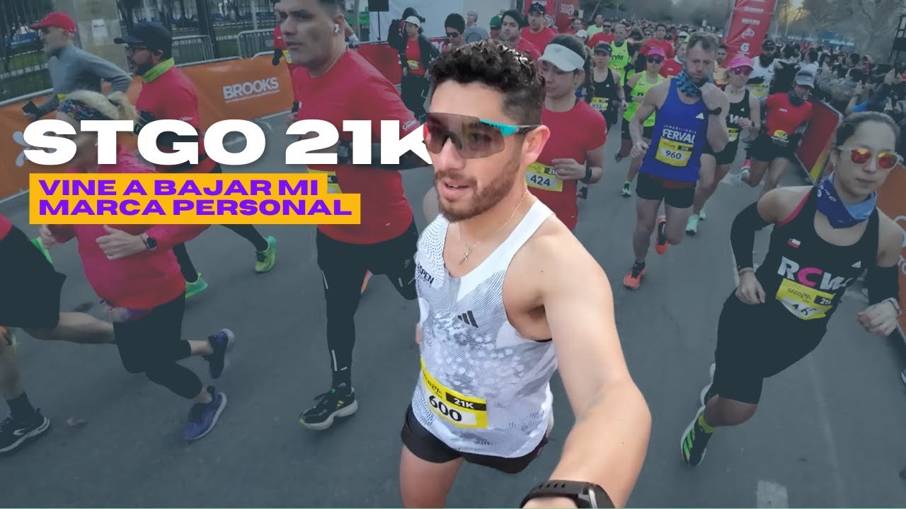 Buscando mi MEJOR MARCA en Santiago 21k - Vlog