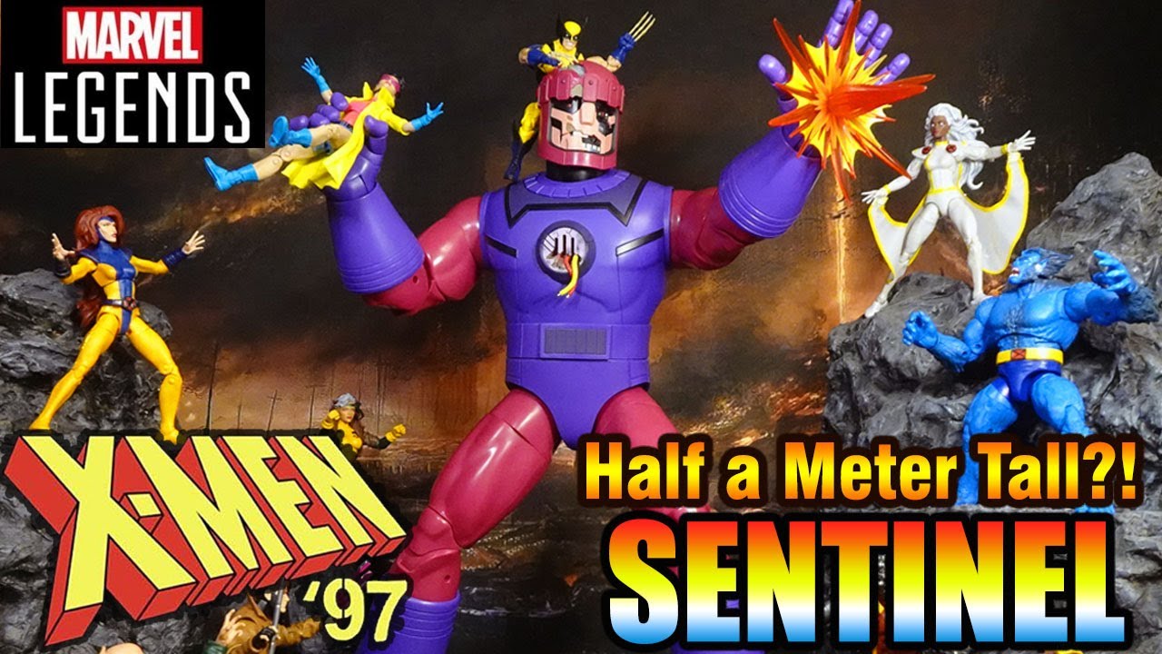 OVER HALF A METER TALL! Marvel Legends SENTINEL | X-Men action figure review & unboxing!