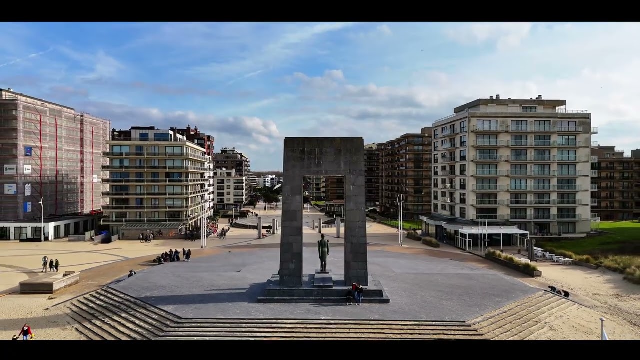 De Panne | Plopsaland & Belgian Coast | 4K Cinematic Drone Footage | DJI Mini 4 Pro