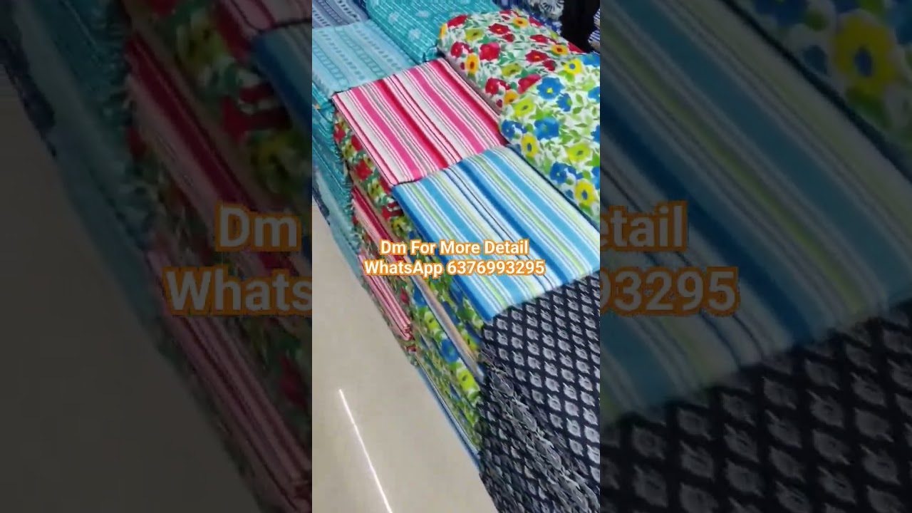 Sanganeri Printed Cotton Fabric Width42 Length 97 GSM90 What's app for more Details 6376993295