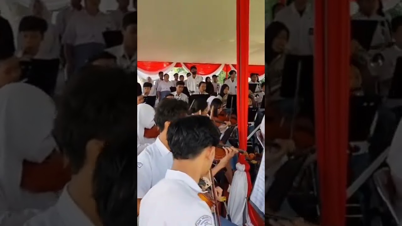 Instrumen Musik Oleh Siswa/i SMA Arasemen Super Kece Persiapan 17 Agustus 2022 Ke 77 NKRI
