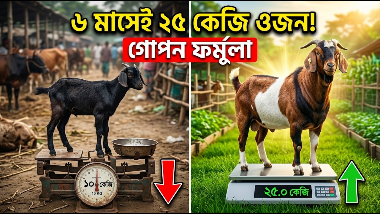ছাগলের ওজন দ্রুত বাড়ানোর বৈজ্ঞানিক কৌশল | খামারিদের মাস্টার ব্রিডিং পলিসি | Smart Goat Farming
