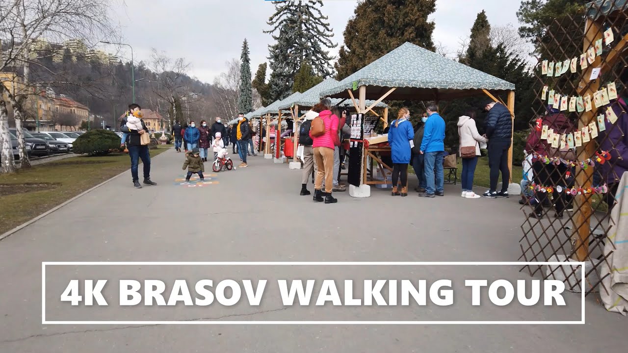 BRASOV WALKING TOUR 2021 4K-UHD | CITY CENTER