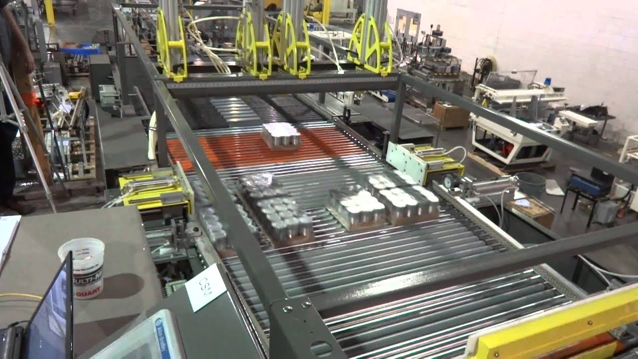 Fully Rebuilt Alvey 922 Palletizing Trays of Food Cans