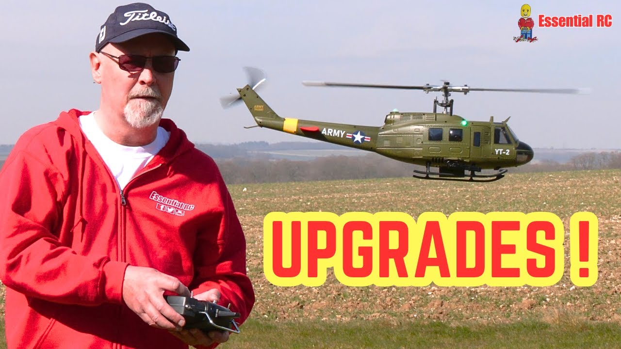 UPGRADES ! NEW YU XIANG F07-V 1/34 UH-1 Huey 6G/3D Brushless Direct-Drive Flybarless RC Helicopter
