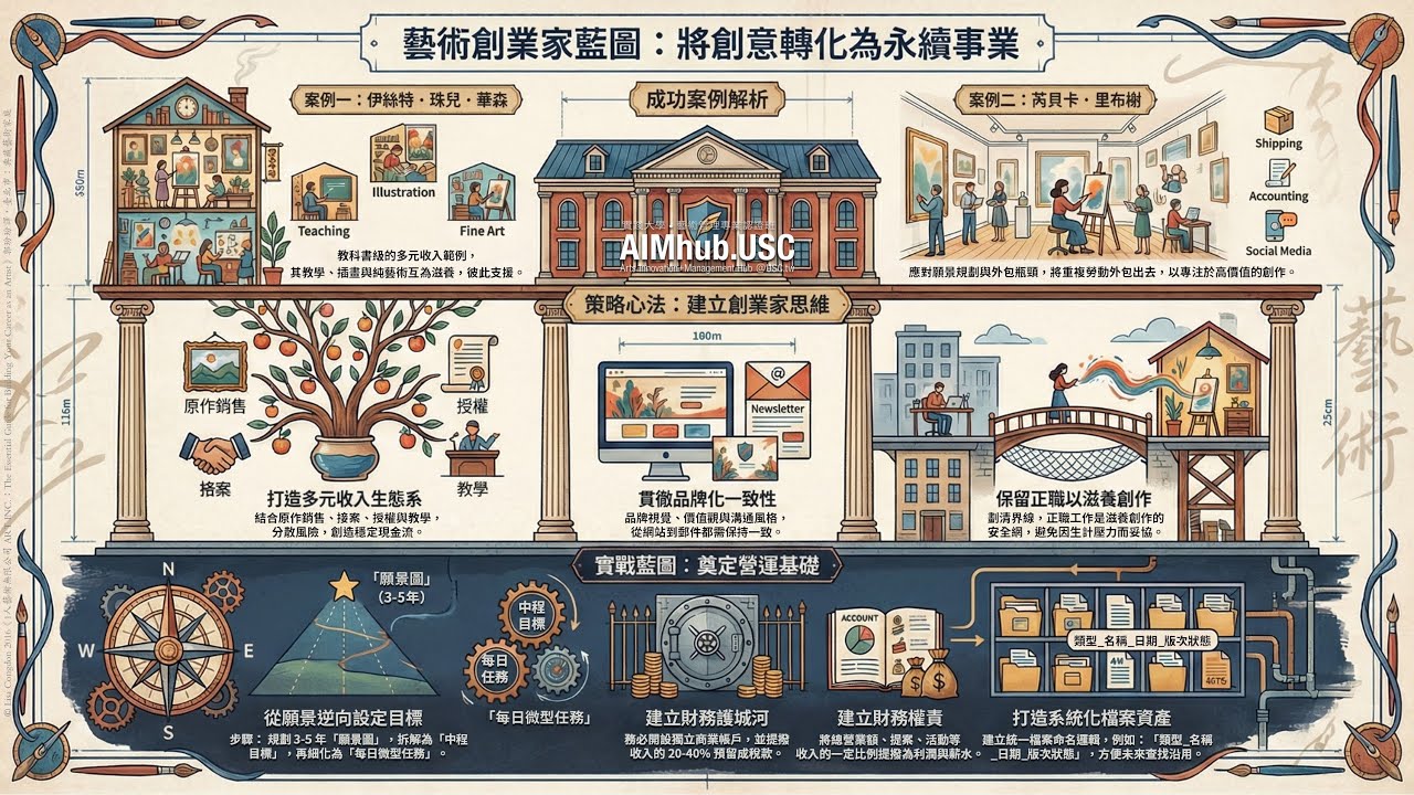 《AIMhub.USC》藝術創業家藍圖：將創意轉化為永續事業