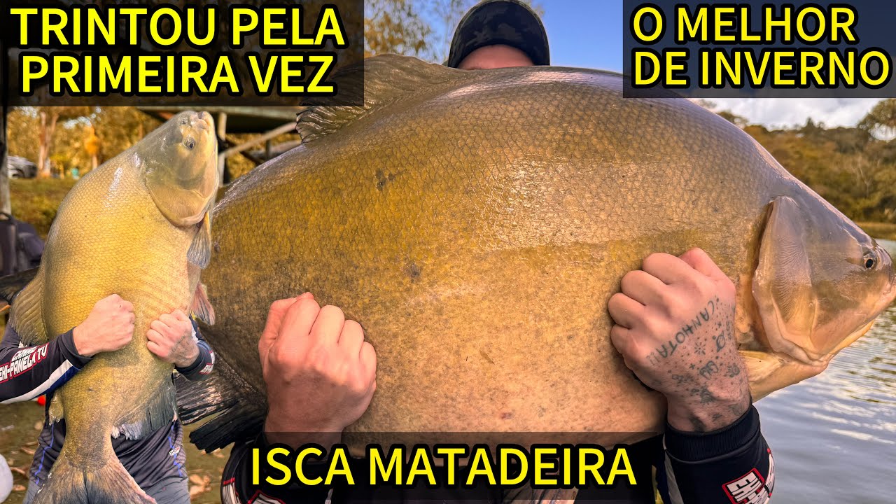 DIA FRIO E MUITO PEIXE NO MELHOR PESQUEIRO DE INVERNO / 3 IRM&Atilde;OS O PARA&Iacute;SO EXISTE