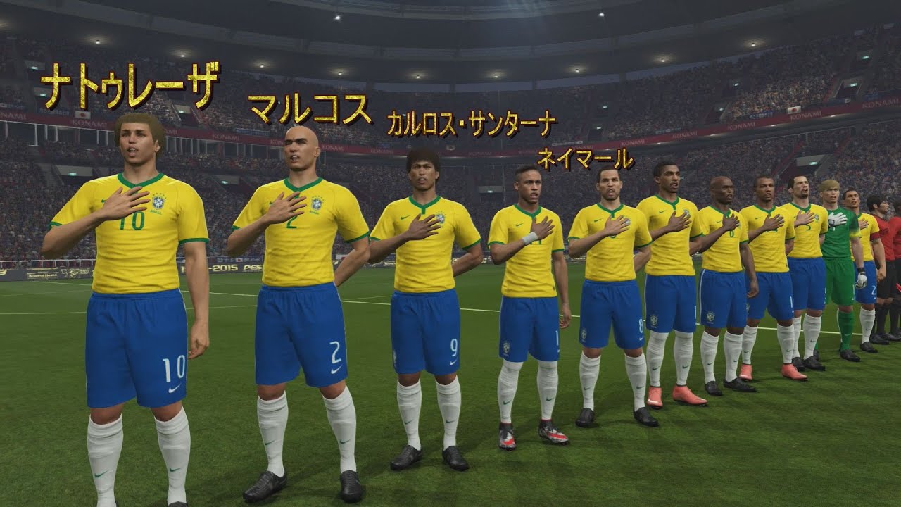 もし日本代表がキャプテン翼のメンバーだったら【ブラジル戦】　ウイニングイレブン２０１６監督モード【パート４】