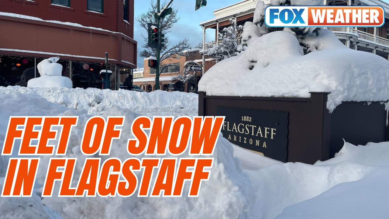 3 Feet Of Snow Pummels Flagstaff, Shuts Down Busy Northern Arizona Interstates