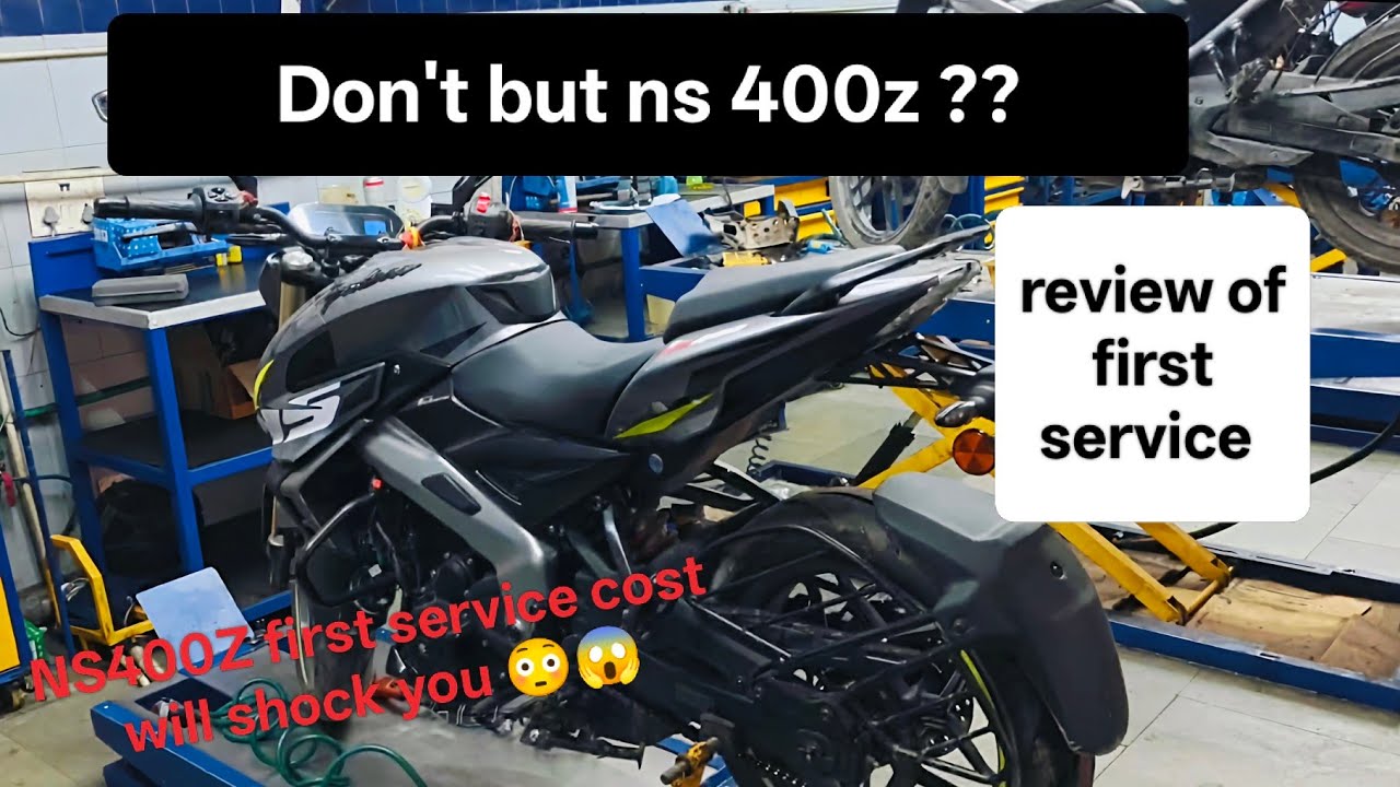 NS400Z /UZ first service cost and bajaj service centre review 😱😱 will shock you don't buy ns400??