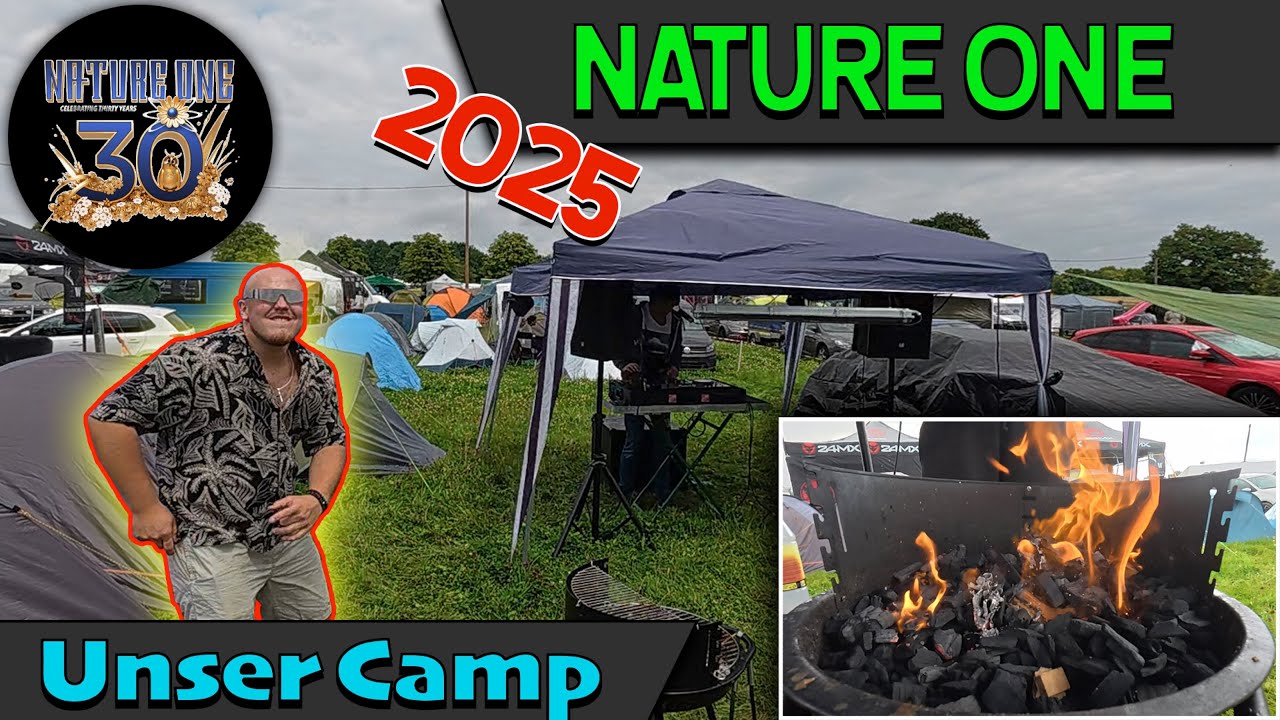 NATURE ONE 2025|unser Waschbär-camp | So schaut´s hier aus!