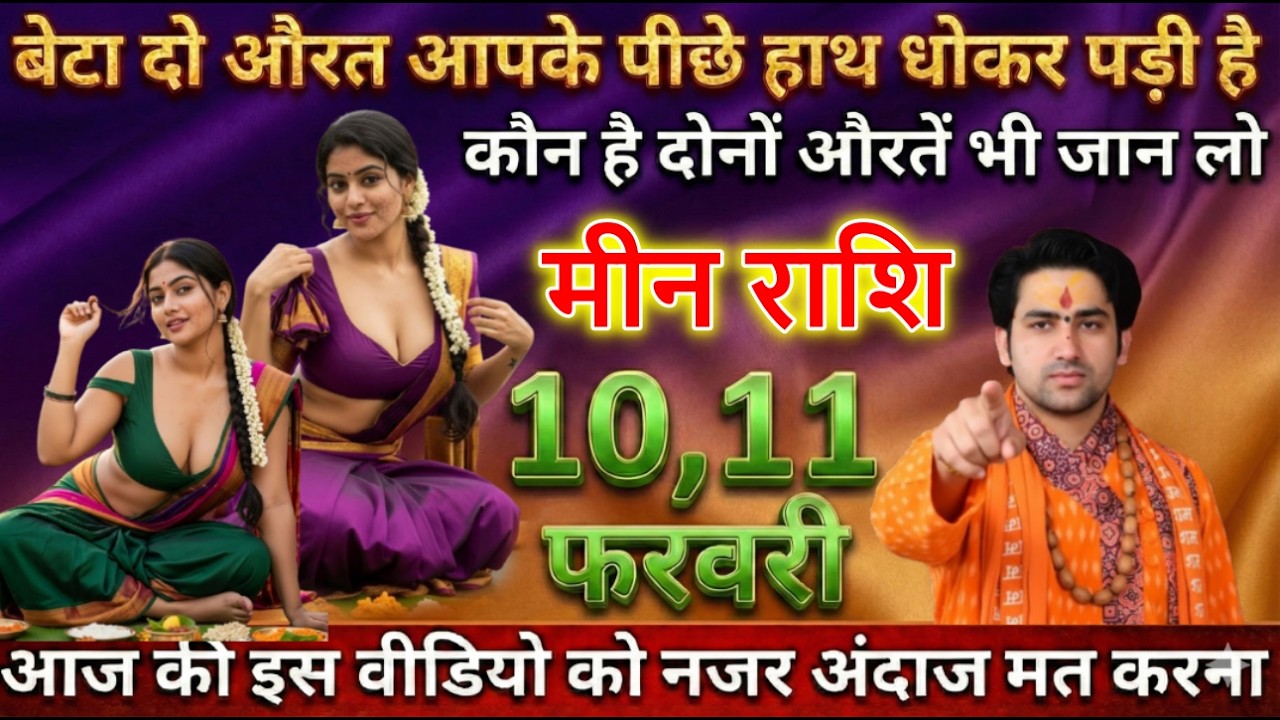 मीन राशि बेटा दो औरत आपके पीछे हाथ धोकर पड़ी है कौन है दोनों औरतें अभी जान लो