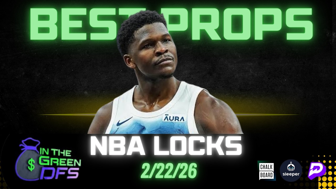 BEST NBA PROPS TODAY | BEST 5 BETS | SUNDAY 2/22/26 | BONUS BET 🔥