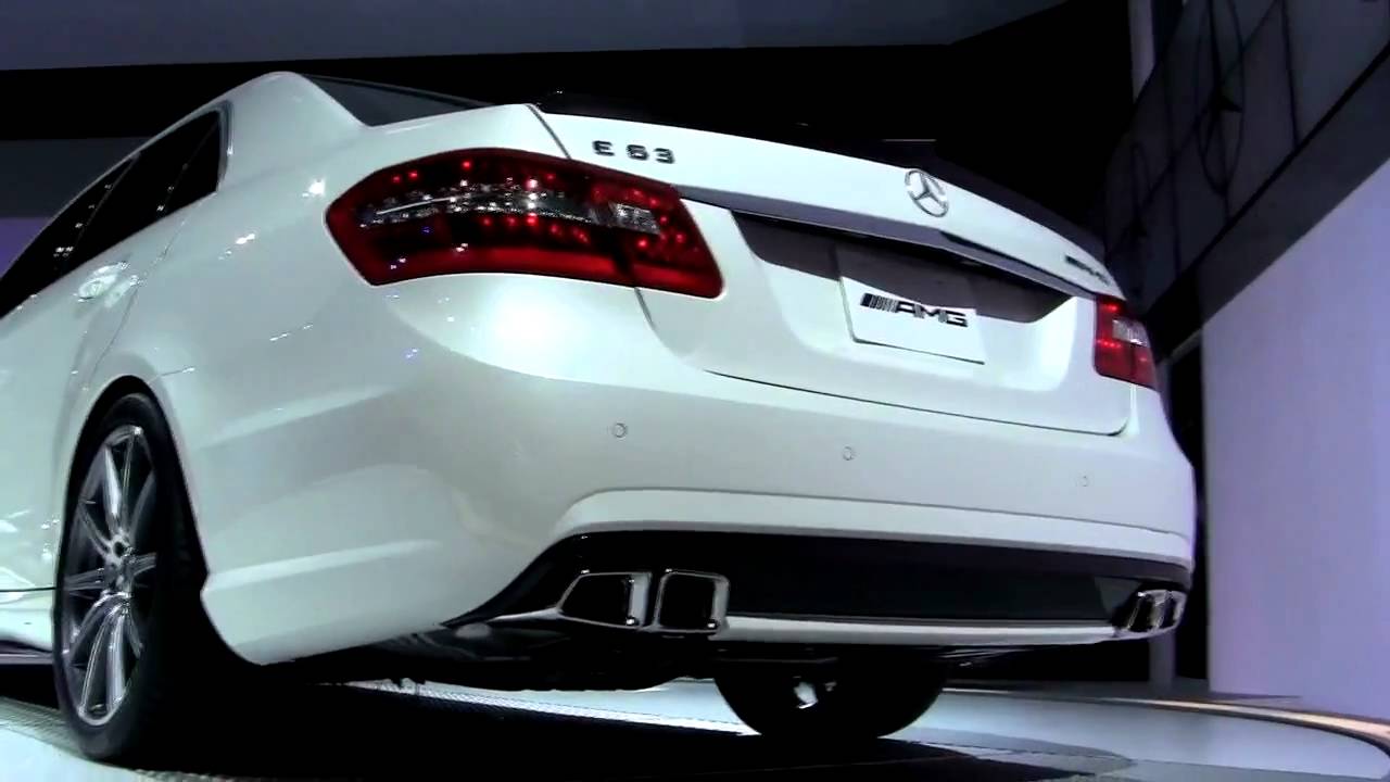 NYIAS 2011: Mercedes-Benz E63 AMG with new 5.5-liter BiTurbo engine