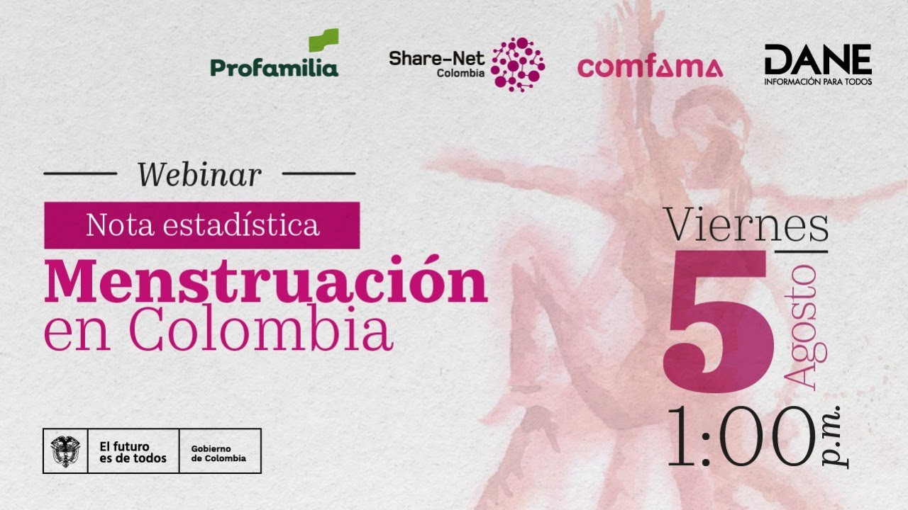 Webinar Nota Estadística Menstruación en Colombia
