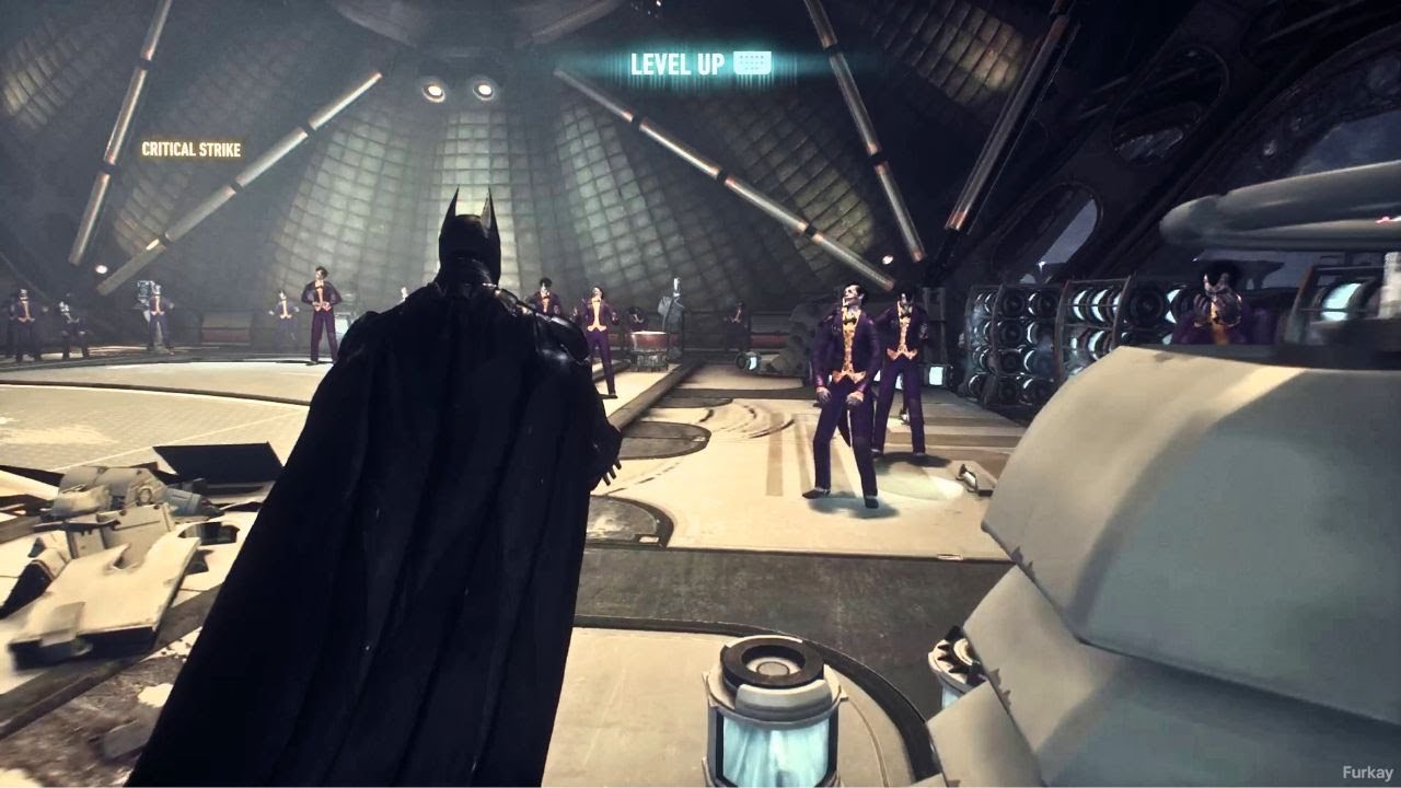 Batman: Arkham Knight - Batman Vs Joker Army Scene