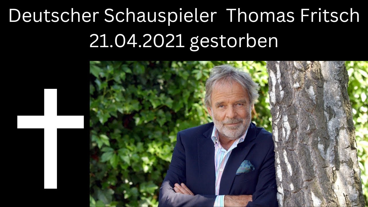 Deutscher Schauspieler Thomas Fritsch gestorben. Der Schauspieler war ein Synchronsprecher.