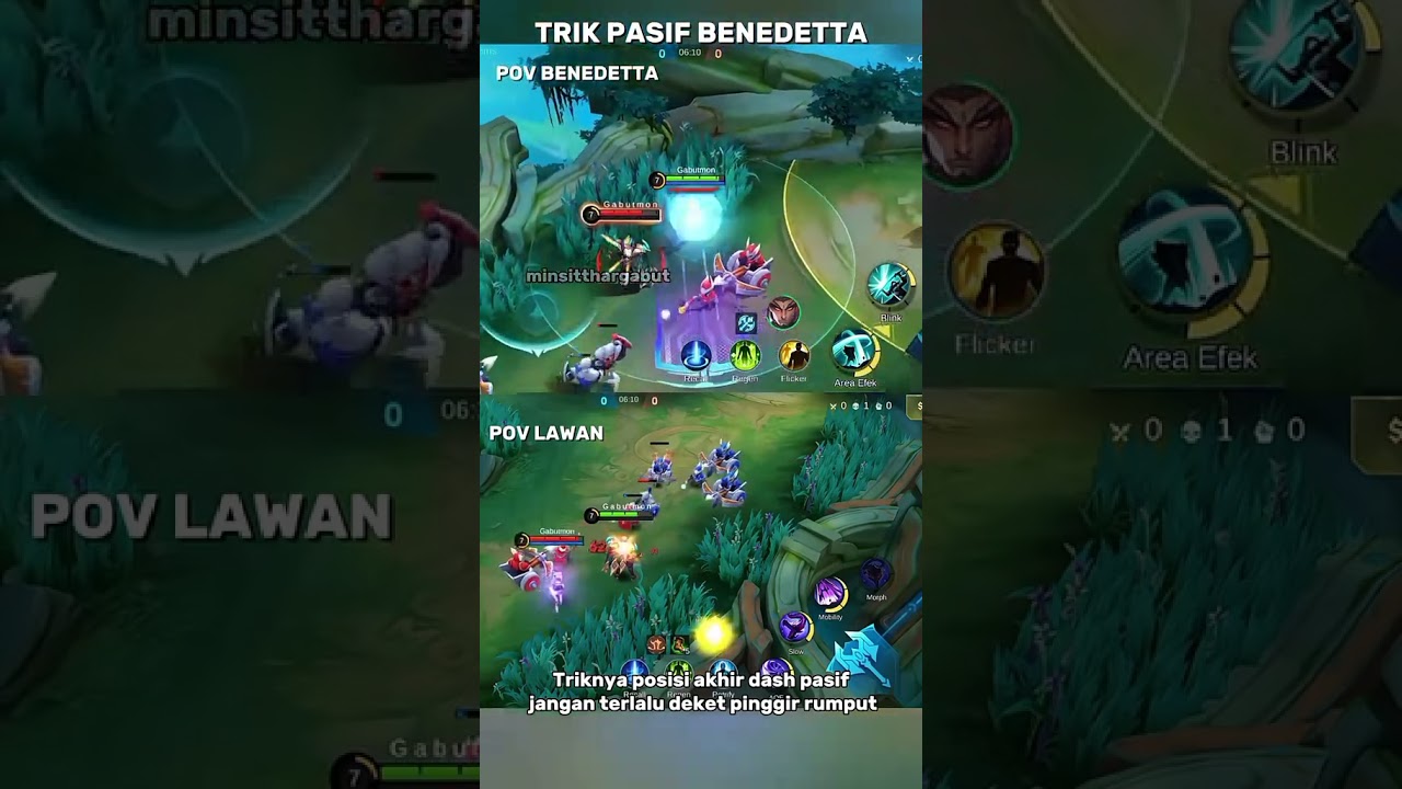 trik pasif benedetta #mlbb