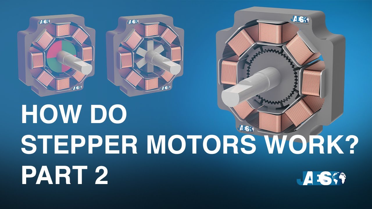 How do Stepper Motors work? (Part 2) Hybrid Stepper Motor
