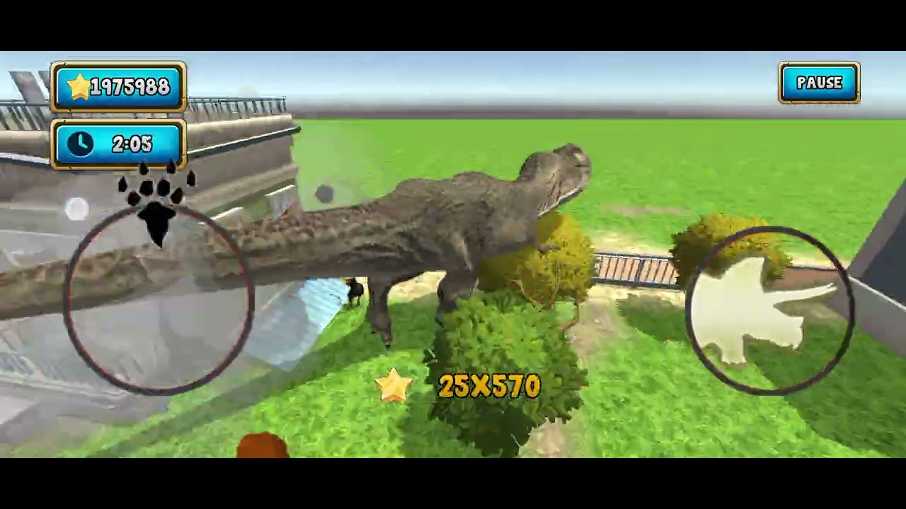 Dinosaur simulator: dino world use A Giganotosaurus