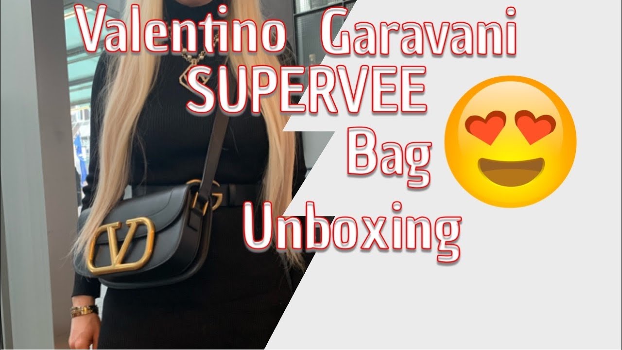 Unboxing and first impressions on the new VALENTINO SUPERVEE Handbag!!! New Valentino Garavani Bag😍