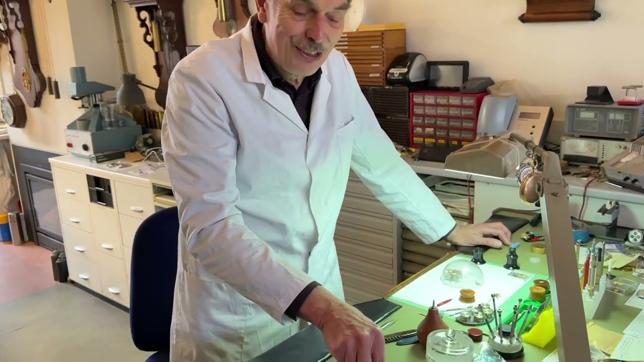 Uurwerkmaker Jan Stins met pensioen