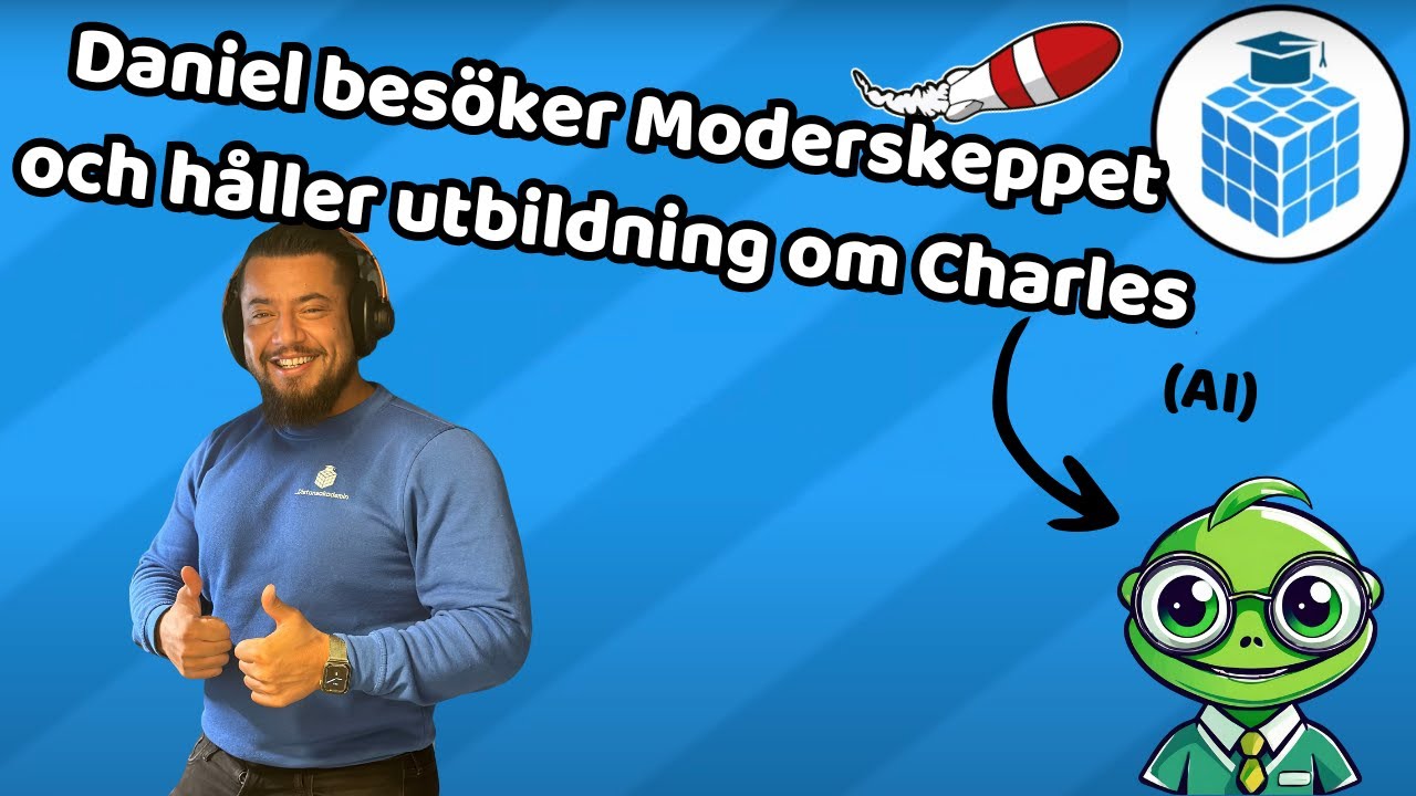 Vlogg: Daniel besöker Moderskeppet och håller utbildning om Charles!