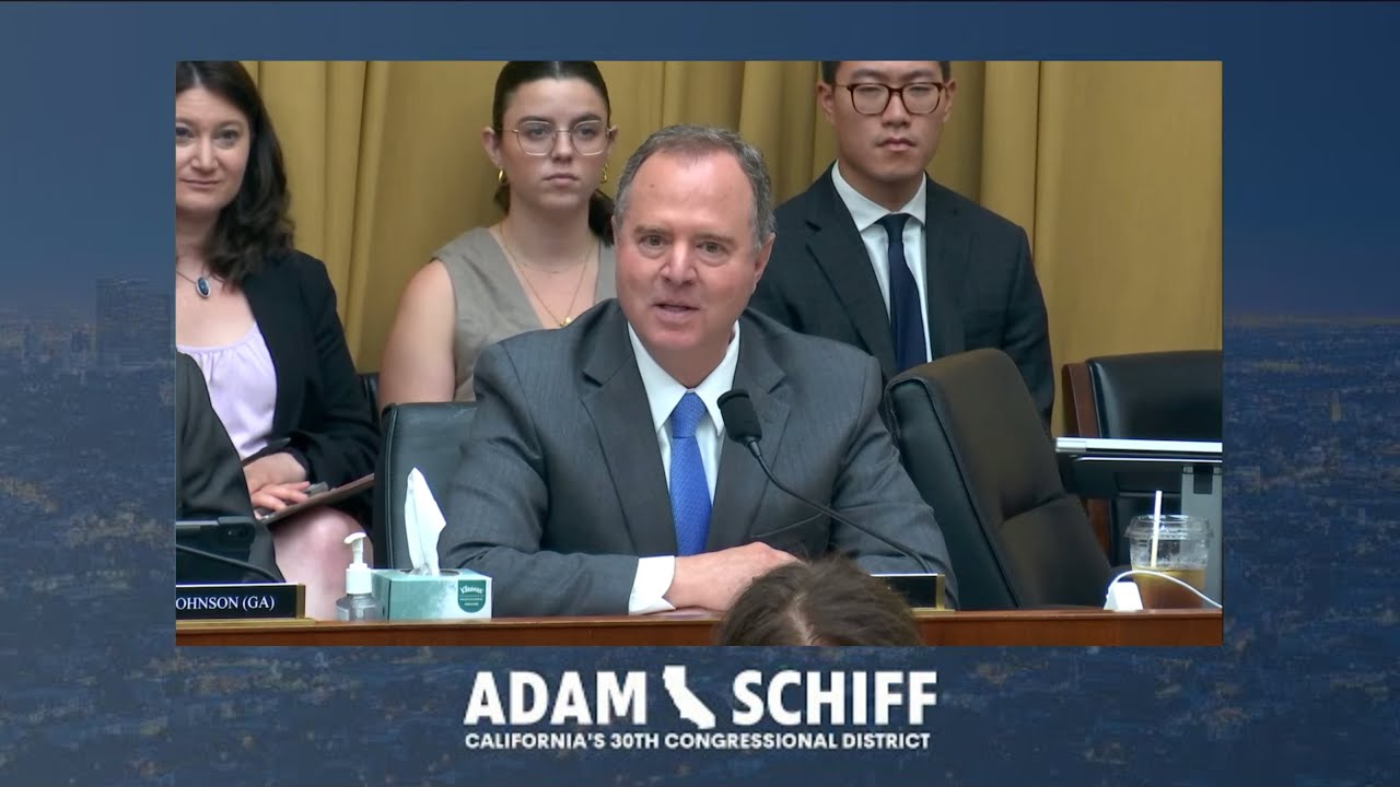 Adam Schiff Slams House Republicans for Anti-Justice Antics at Merrick Garland Hearing