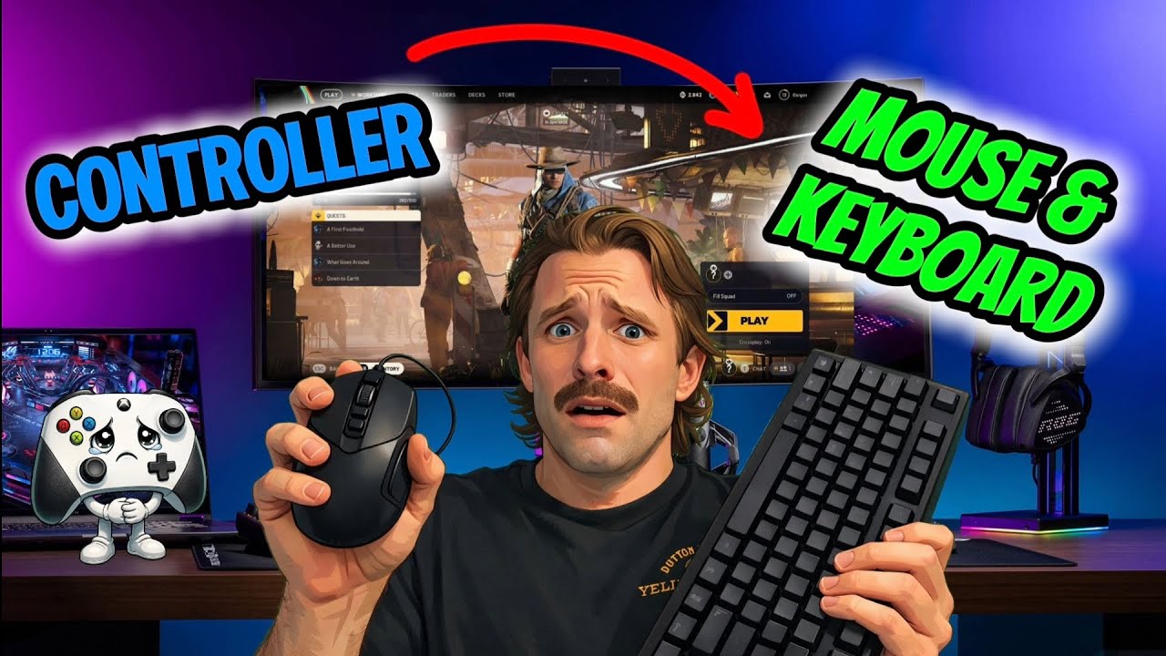 В игре ARC Raiders я переключился на мышь и клавиатуру!