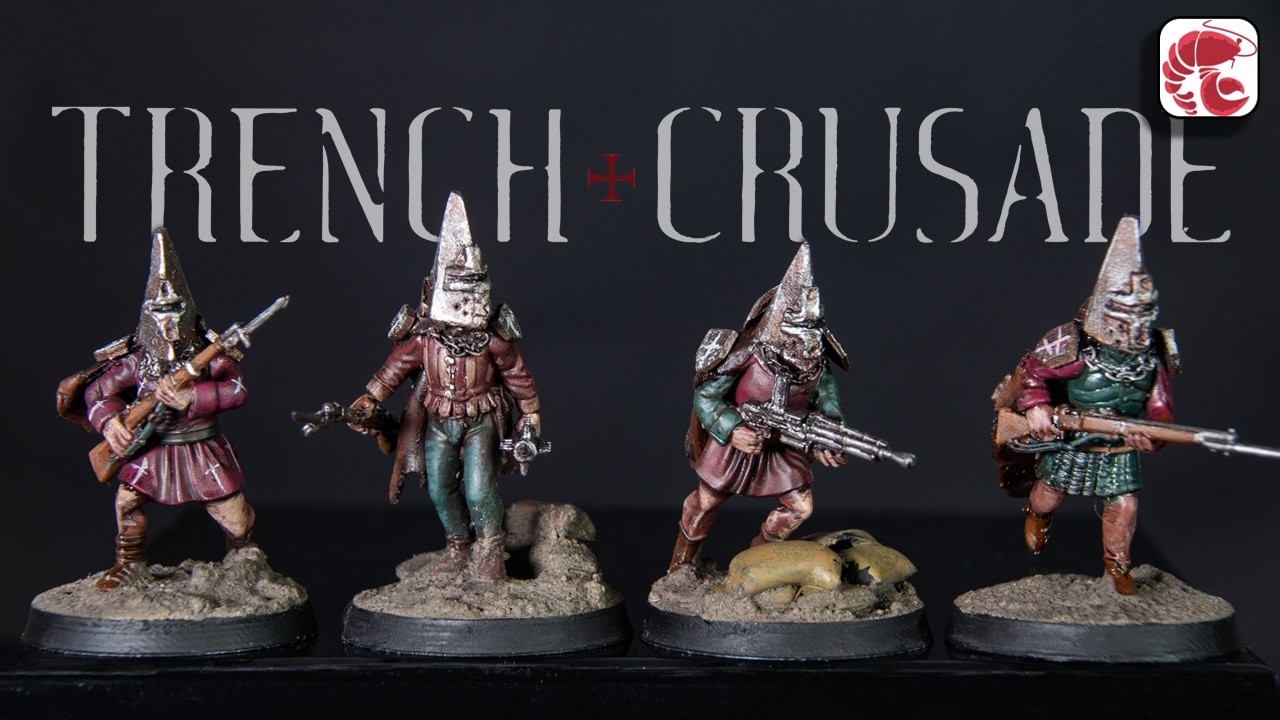 Китбашинг отряда пилигримов Trench без использования 3D-печати | Trench Crusade