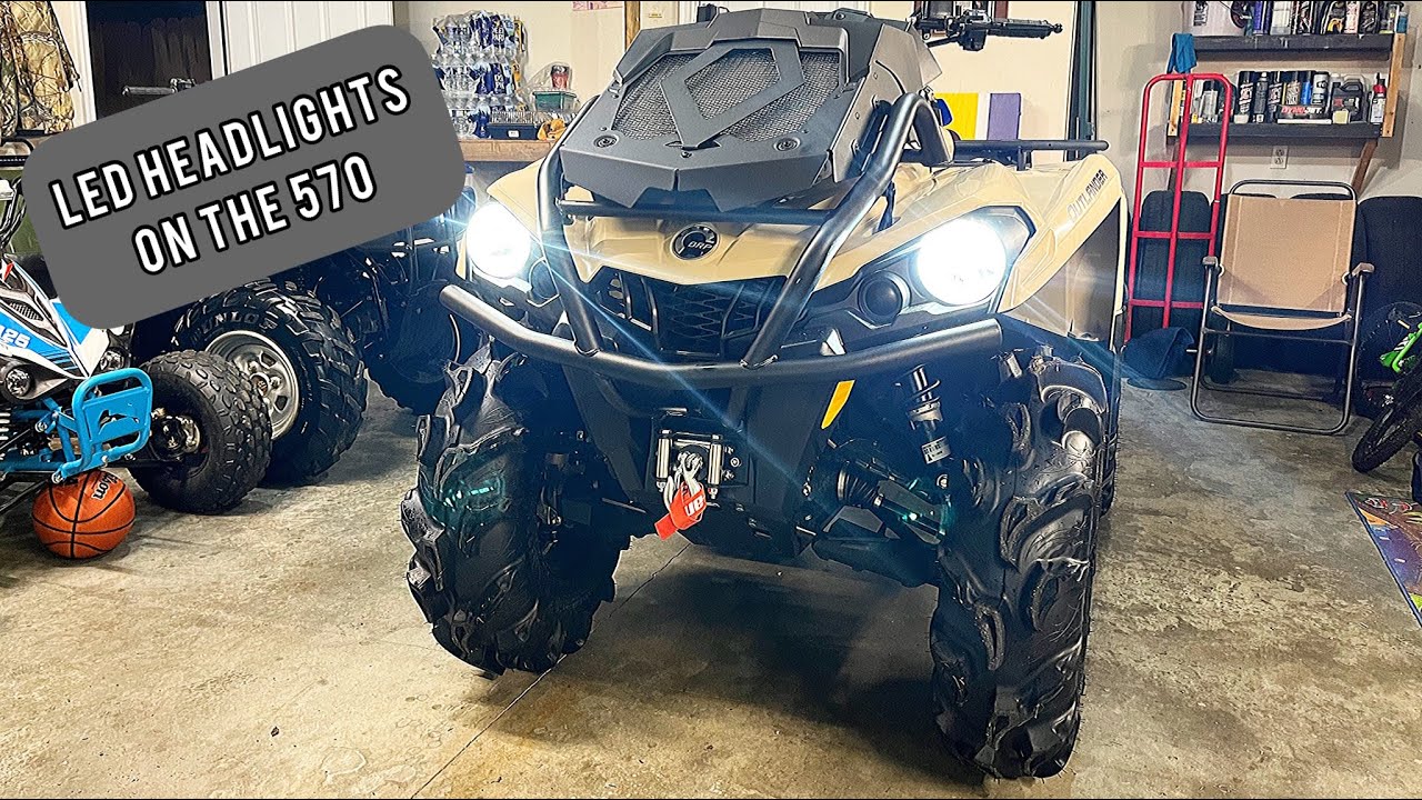 [First Mod] 2022 Can-Am XMR Outlander 570 (LED Headlights) #canam #atv #xmr570