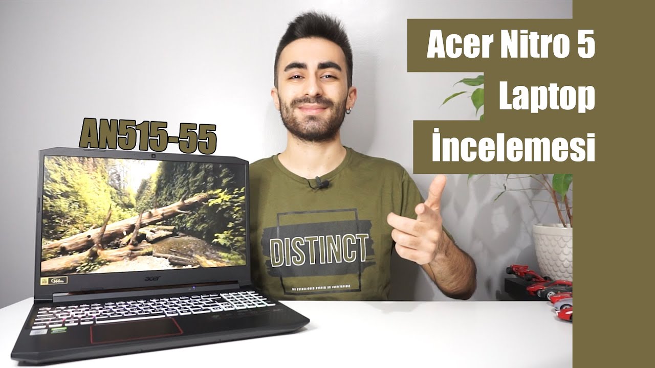 Acer AN515-55 Nitro 5 Laptop İncelemesi - 144 Hz ve IPS panele sahip!