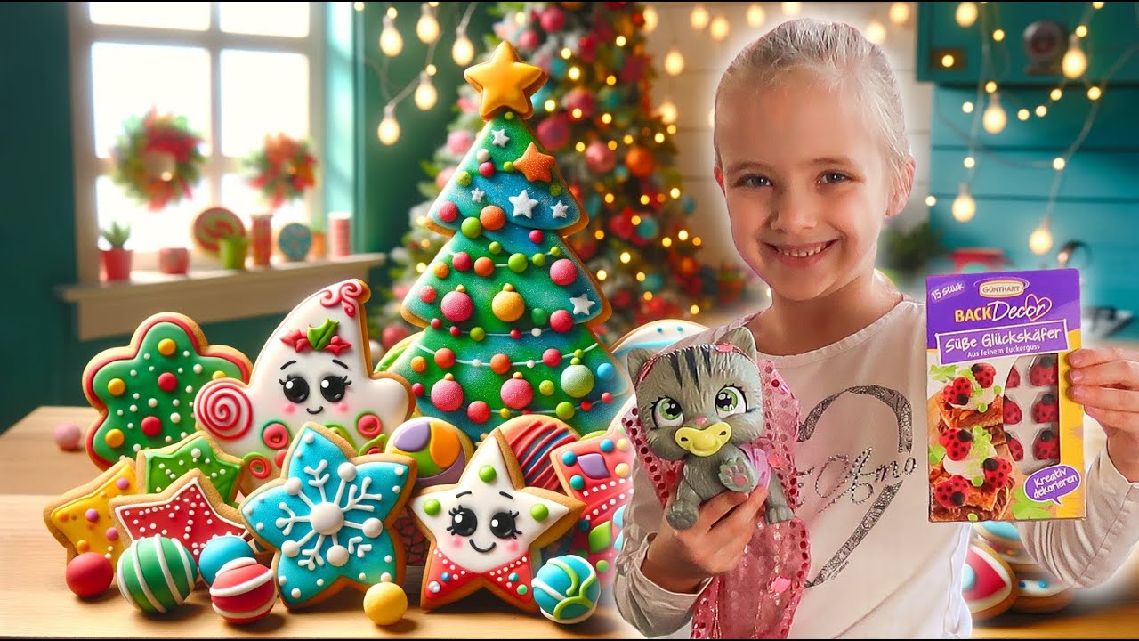 Paulina (6 Jahre) backt leckere Kekse 🍪😋 Kekse backen für Kinder
