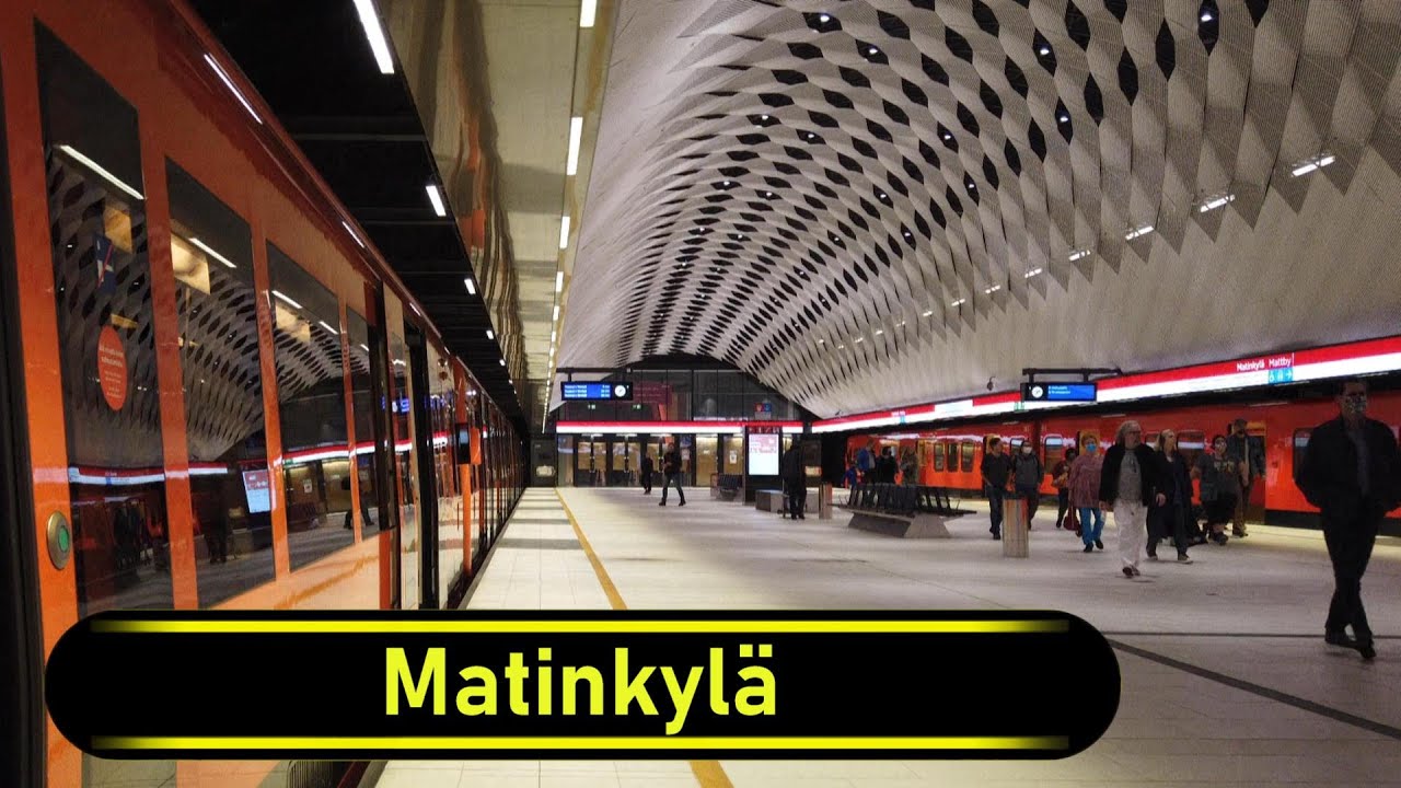 Metro Station Matinkylä - Helsinki (Espoo) 🇫🇮 - Walkthrough 🚶