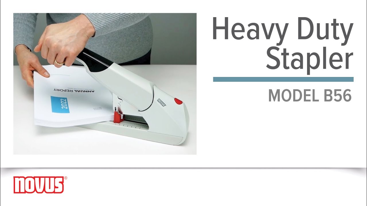 Novus B56 Heavy Duty Stapler - Staple up to 200 sheets with ease!