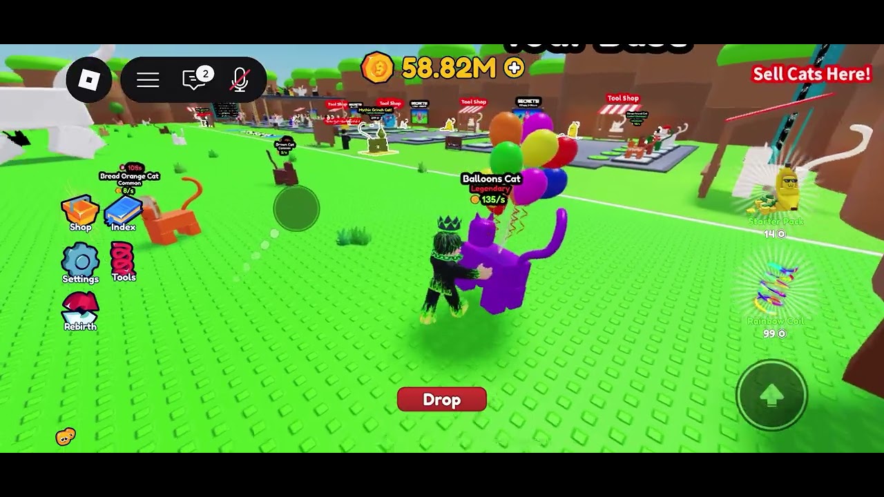Playing Roblox Don’t Wake Retro Cats 