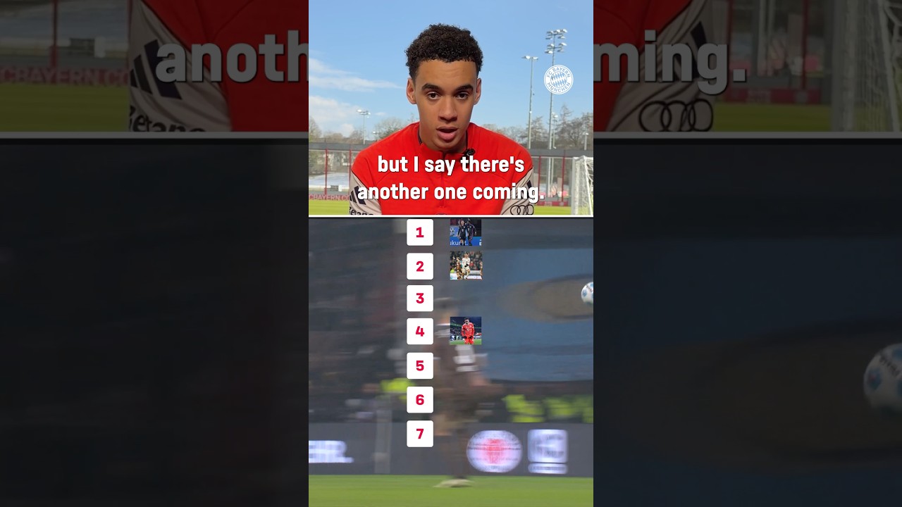 Jamal Musiala blind ranking his best FC Bayern goals 👀