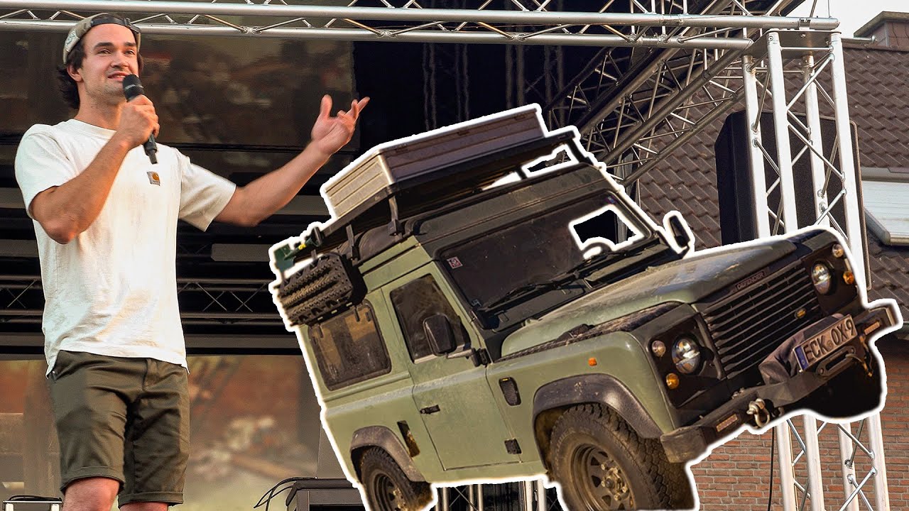 @mathisox reagiert LIVE auf seine DEFENDER 90 RESTAURATION | Defender Treffen 2023