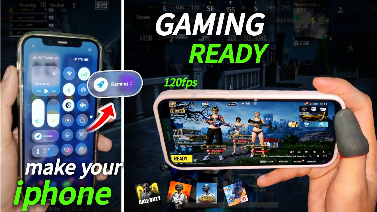Make Your iPhone gaming Ready-iPhone Lag Problem fix Pubg/bgmi -best iPhone sitting for Gaming🔥