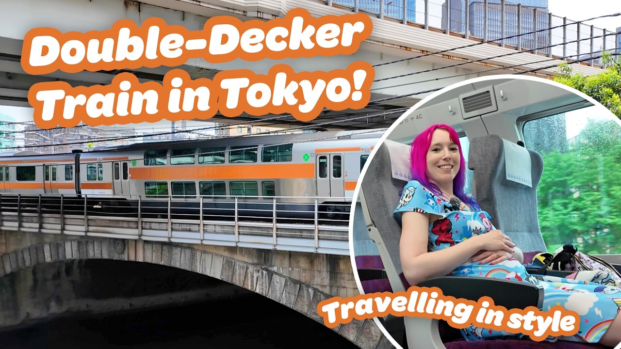 I tried Green Car (First Class) on the Chuo Line Train in Tokyo!