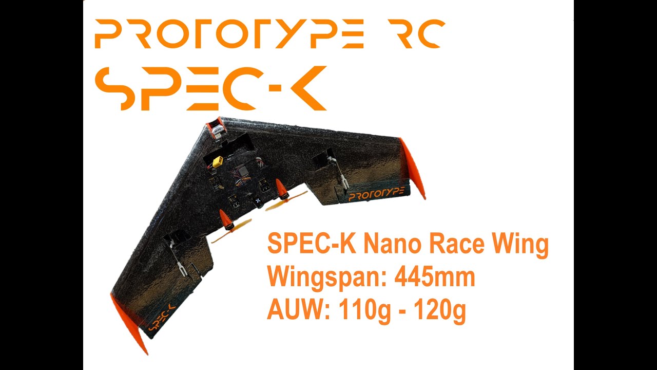 SPEC-K - Nano Wing Racer from Prototype RC (Working title!)