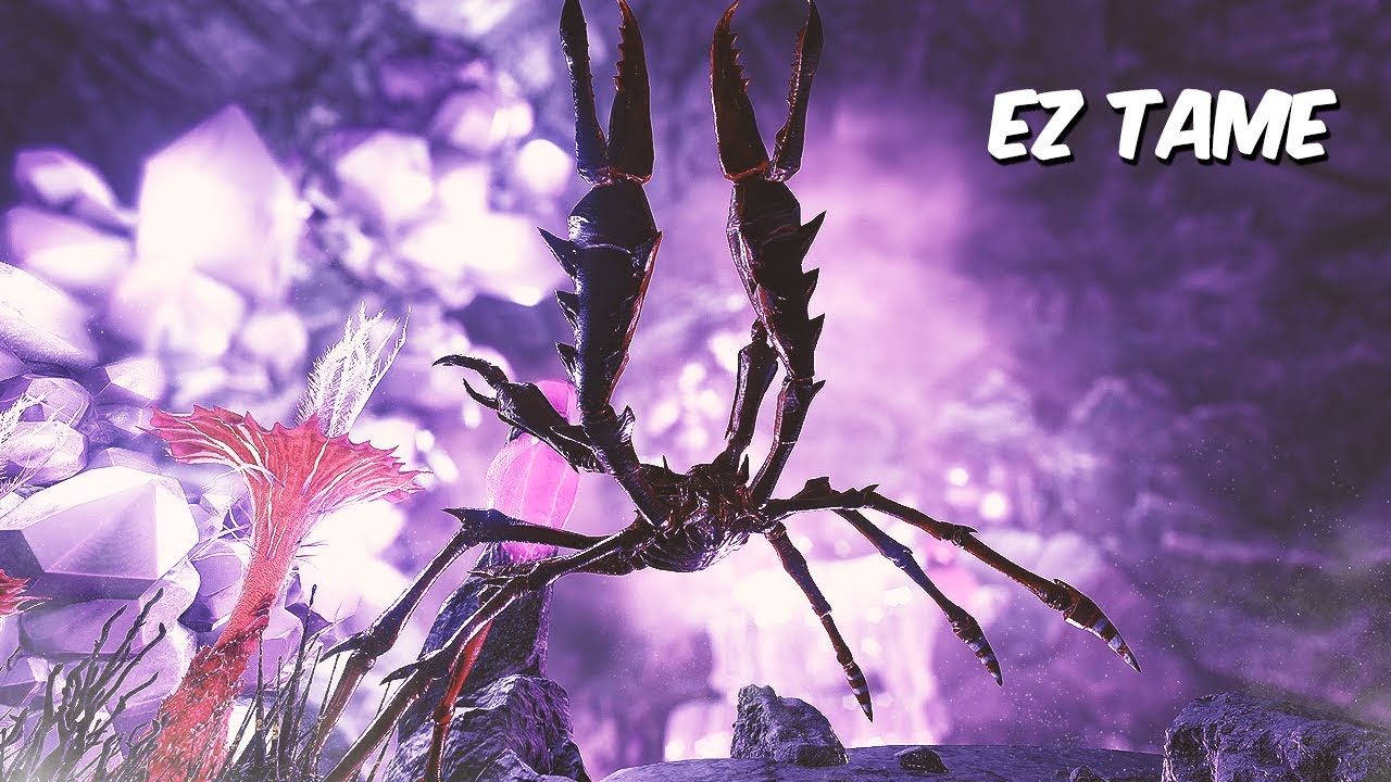 ARK: QUICK - Solo Tame Karkinos with Cannon or Catapult trap