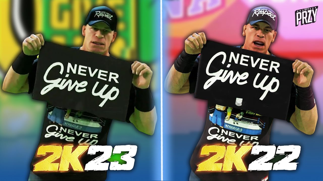 WWE 2K23 & WWE 2K22 (Mods) Comparison