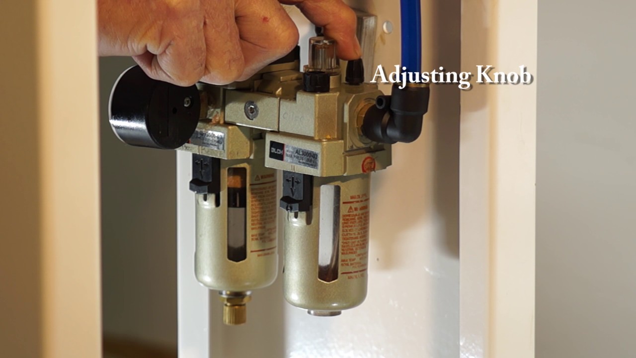 PPFE 1000 Air Pressure Regulator, Water Separator and Automatic Oiler
