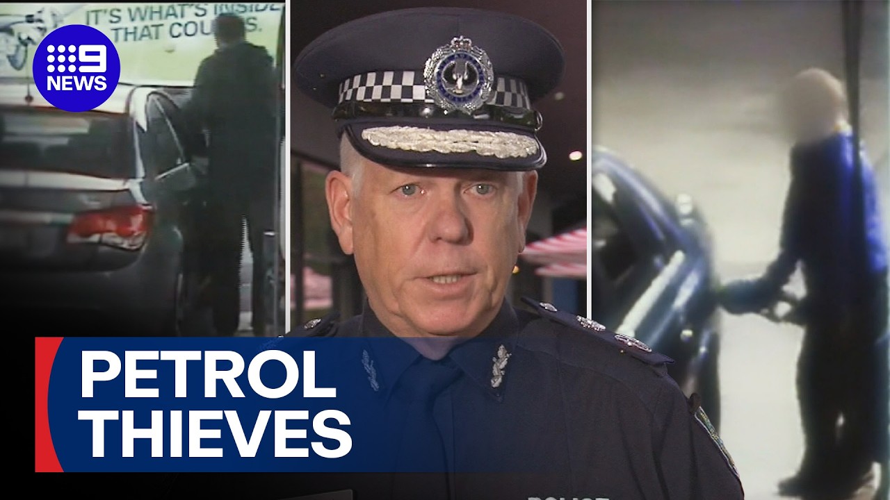 Spike in alleged fuel thefts as petrol prices continue to skyrocket | 9 News Australia