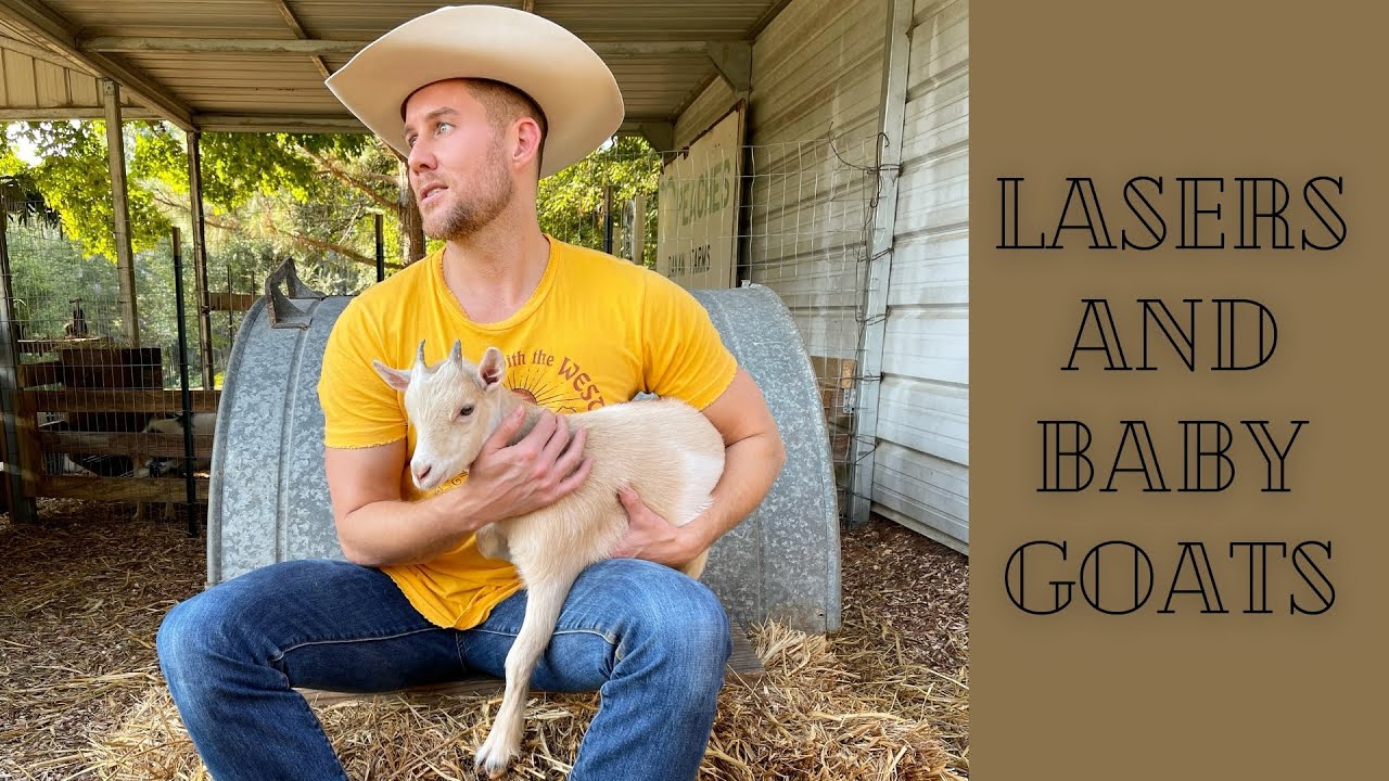 Lasers and Baby Goats | Dustin and Burton | Raising Buffaloes