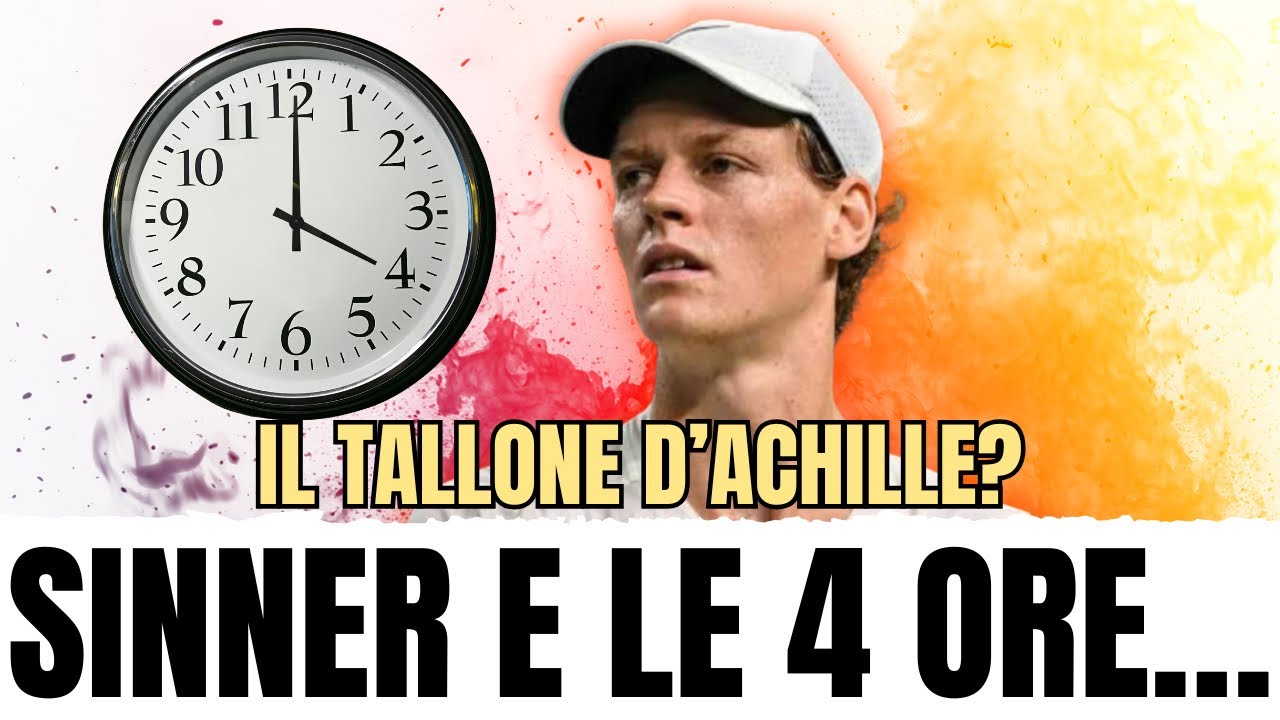 SINNER E LO SCOGLIO DEI MATCH OLTRE LE 4 ORE! ANDIAMO A VEDERE QUELLE PARTITE NELLO SPECIFICO 