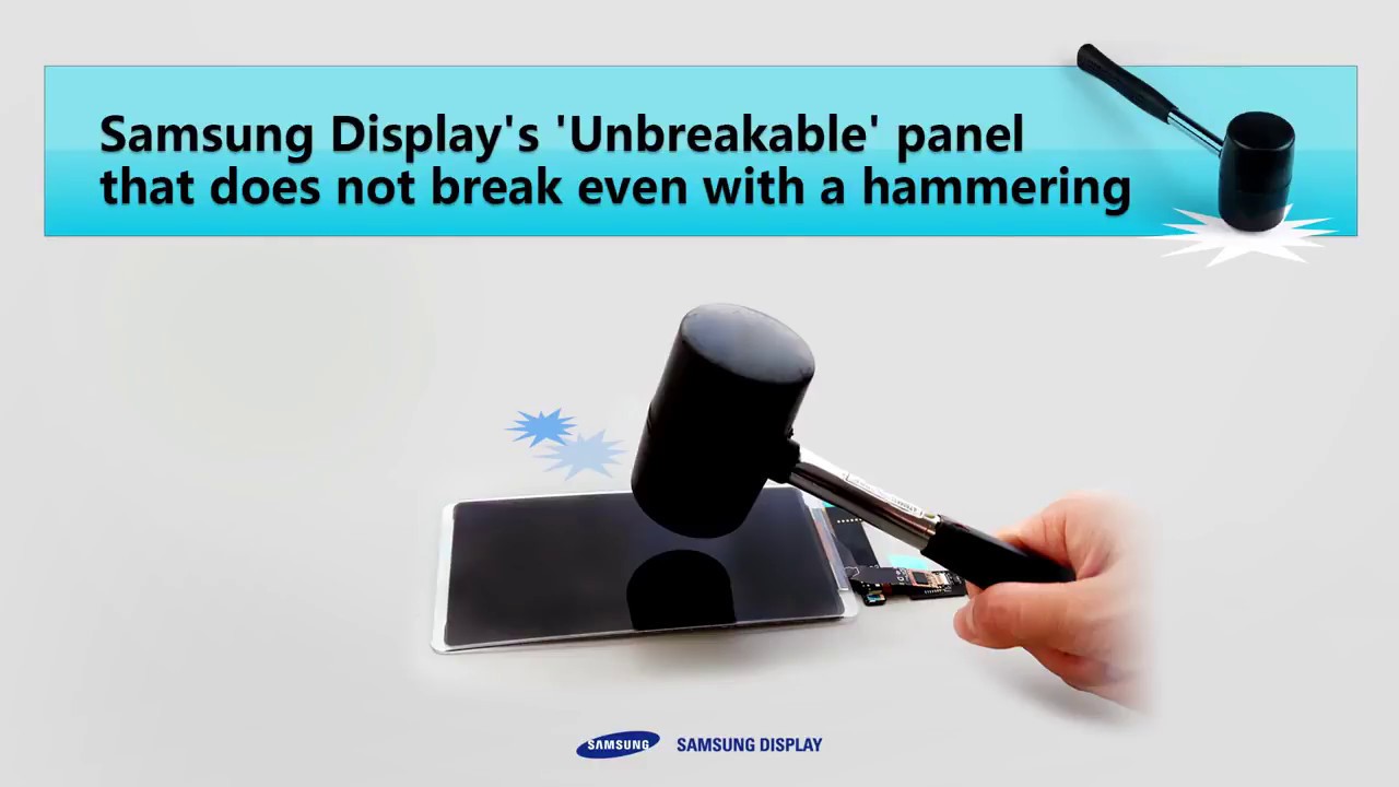 Samsung Display Unbreakable OLED Panel