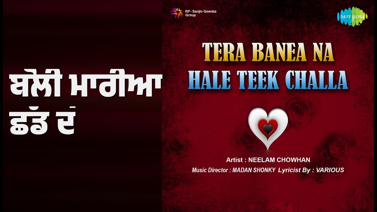 ਬੋਲੀ ਮਾਰੀਆ ਛੱਡ ਦੇ | Tera Banea Na Hale Teek Challa | Neelam Chowhan Songs |