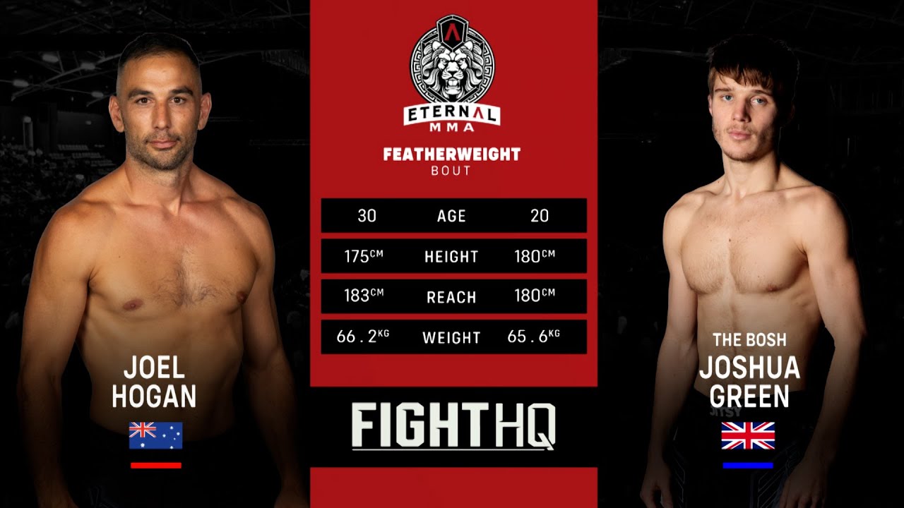 Eternal MMA 87: Джоэл Хоган против Джошуа Грина